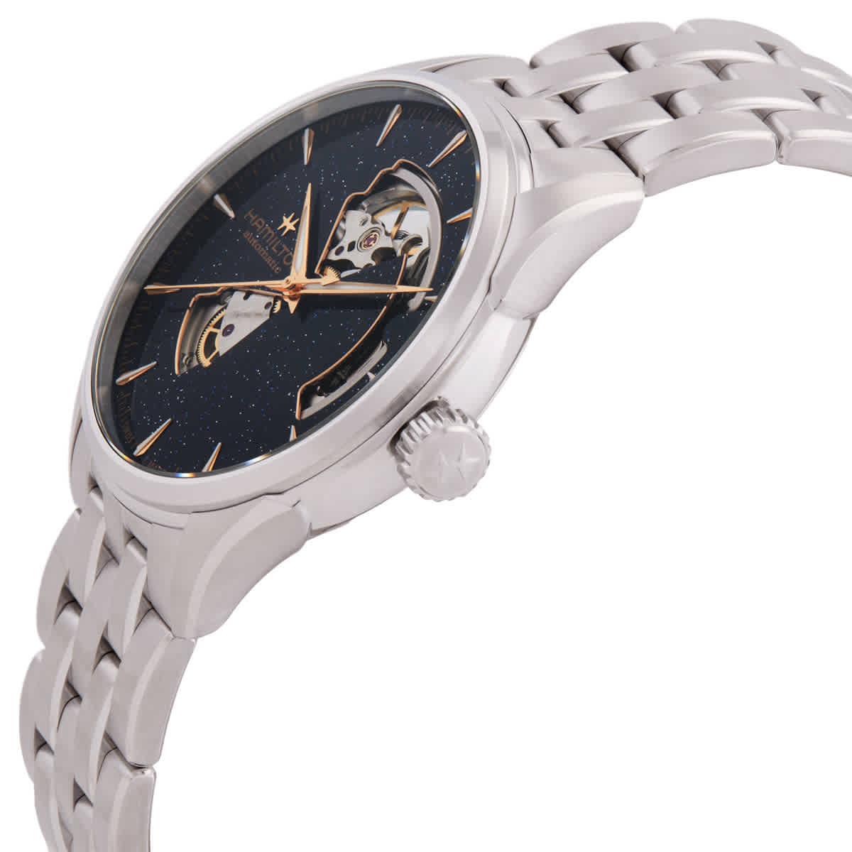 Hamilton Jazzmaster Automatic Blue Dial Mens Watch H32705140