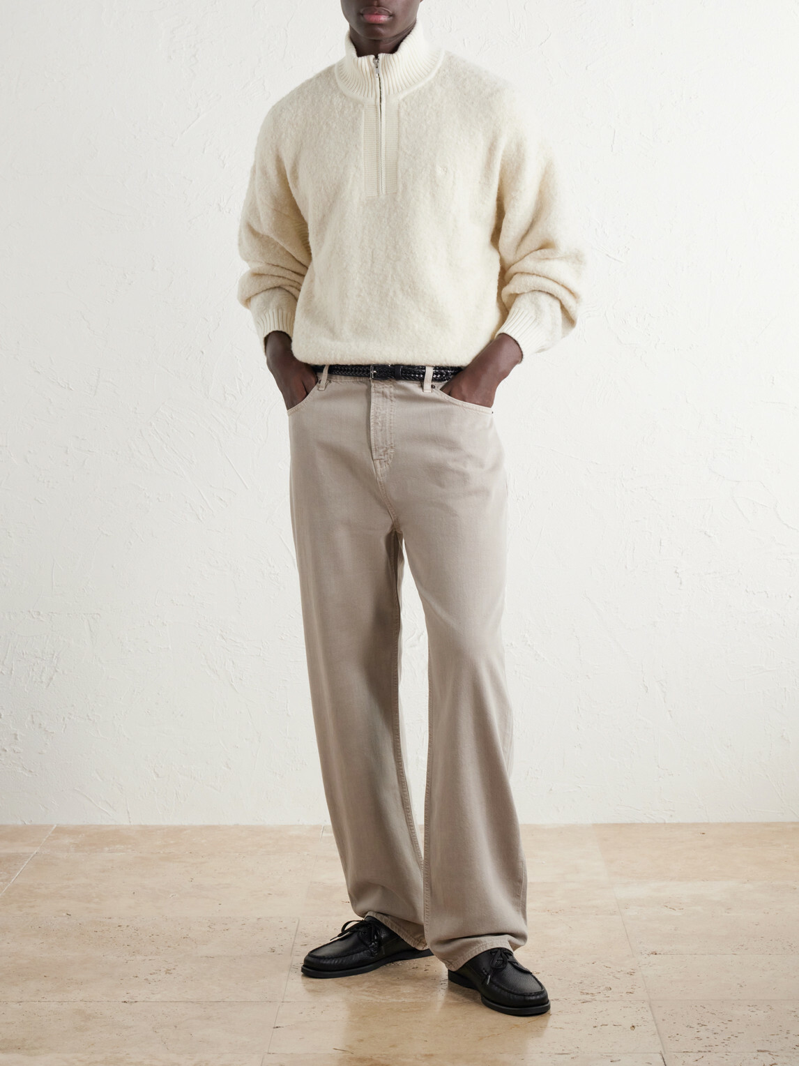 FRAME - The Relaxed Straight-Leg Jeans - Neutrals