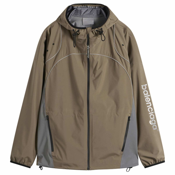 Photo: Balenciaga Men's Zip-Up Out Sport Jacket in Grey