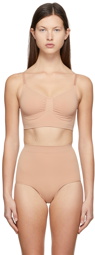 SKIMS Beige Seamless Sculpting Bra