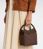 Loro Piana Bale Small leather bucket bag