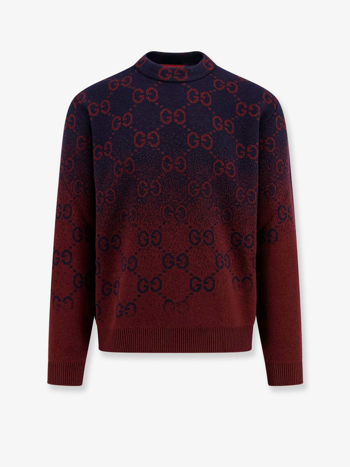 Gucci Sweater Blue Mens Knitwear Gucci