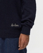 Les Deux Errol Cotton Roundneck Blue Pullovers