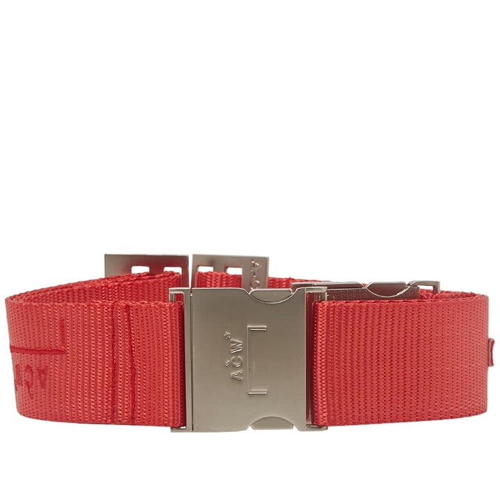 Photo: A-COLD-WALL* Industrial Webbing Belt Red