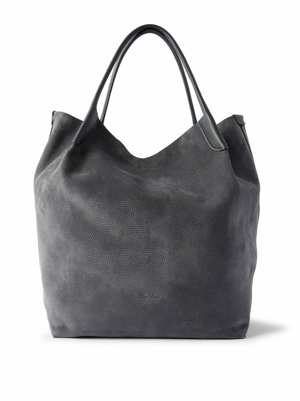 Photo: Loro Piana - Bale Extra-Large Leather-Trimmed Full-Grain Nubuck Tote Bag