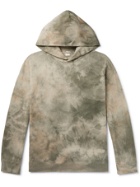MASSIMO ALBA - Tie-Dyed Cashmere Hoodie - Green - L