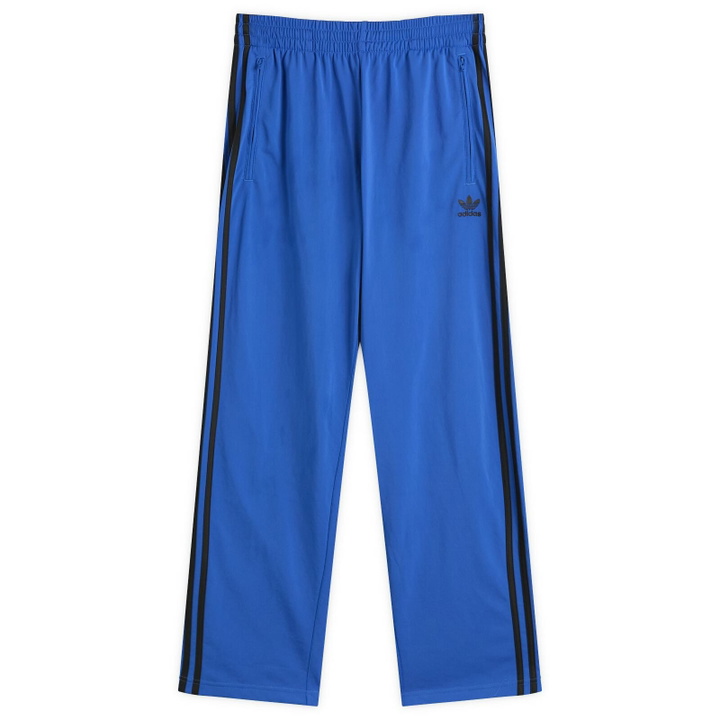 Photo: Adidas Firebird Track Pant in Blue/Black