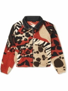 4SDesigns - Fleece-Jacquard Jacket - Red