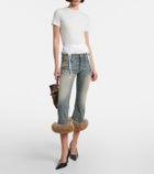 Balenciaga Low-rise capri jeans
