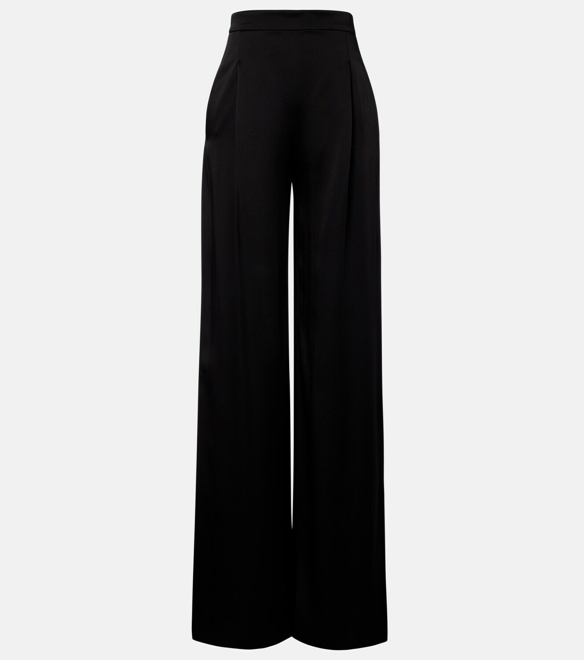 Max Mara Crêpe satin wide-leg pants