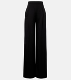 Max Mara Crêpe satin wide-leg pants