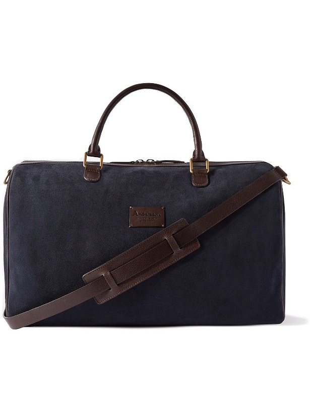 Photo: Anderson's - Leather-Trimmed Suede Duffle Bag