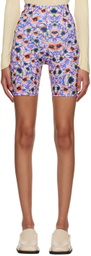 Kika Vargas Purple Titi Shorts