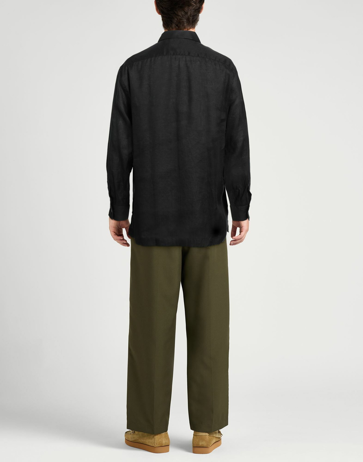 Lardini Mens Shirt in Black