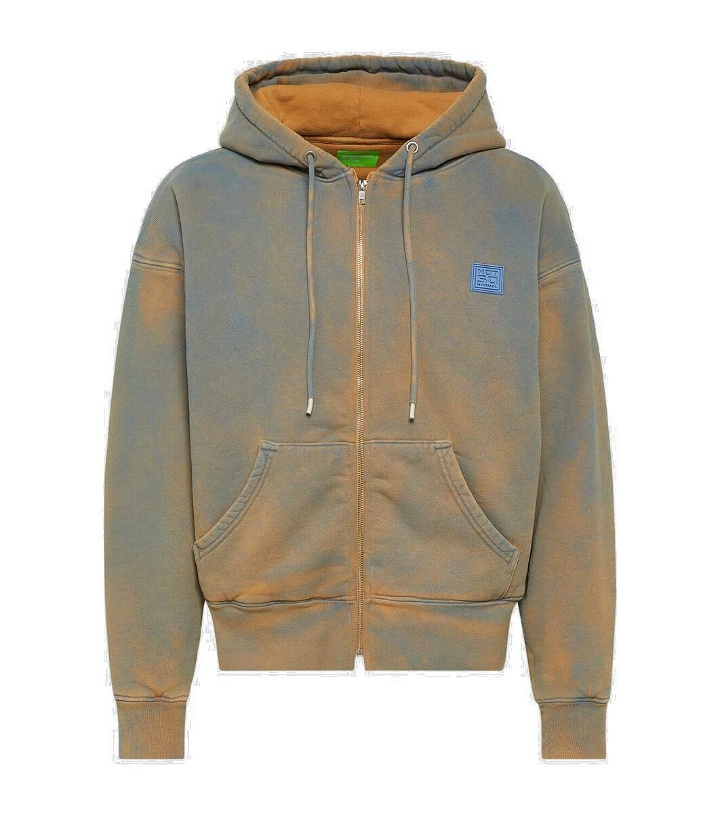 Photo: NotSoNormal Distressed cotton jersey hoodie