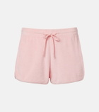 Hunza G Logo cotton terry shorts