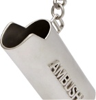 AMBUSH® - Silver-Tone Key Fob - Silver