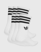 Adidas 3S CREW S 6P White Mens Sock
