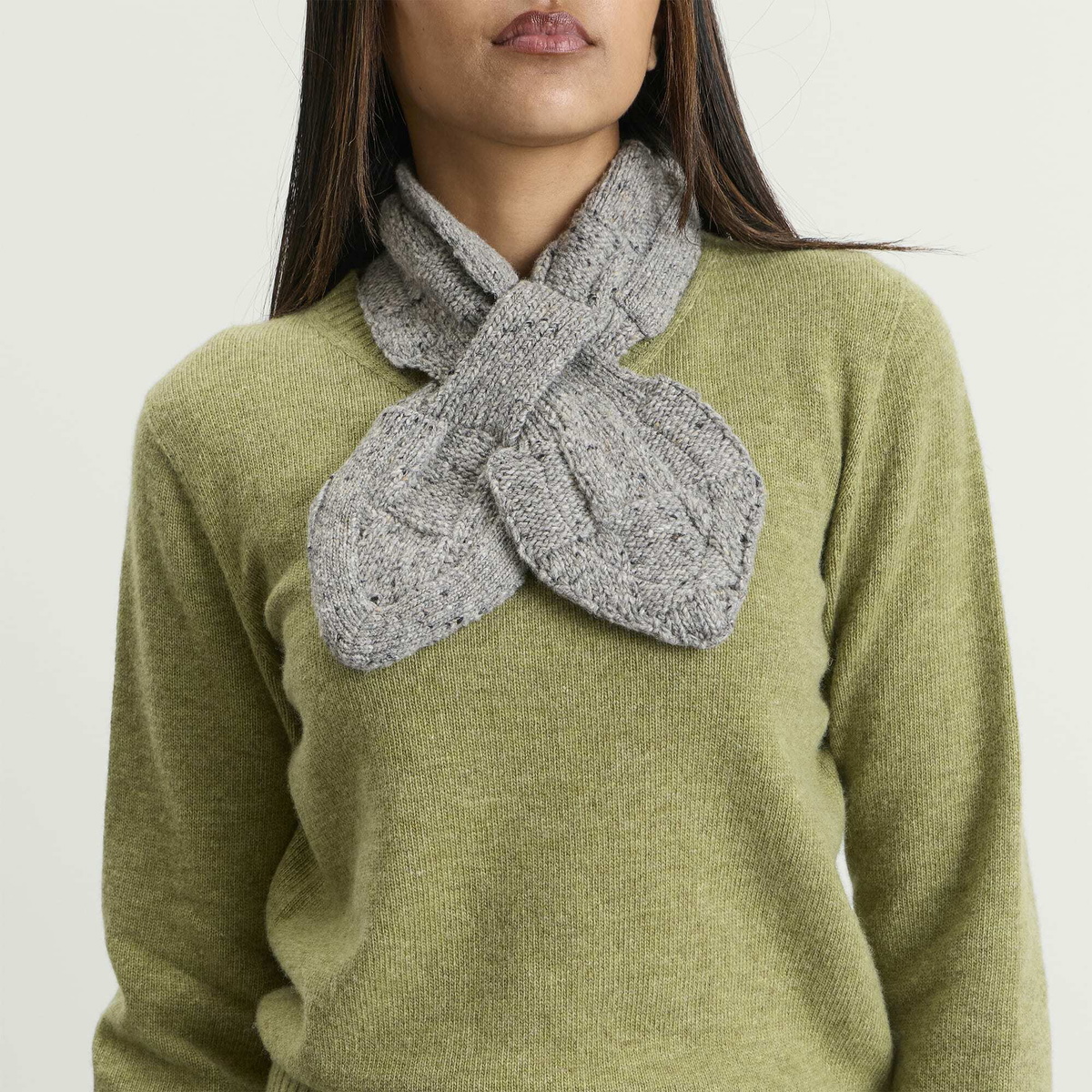 YMC Women's Slot Scarf in Grey