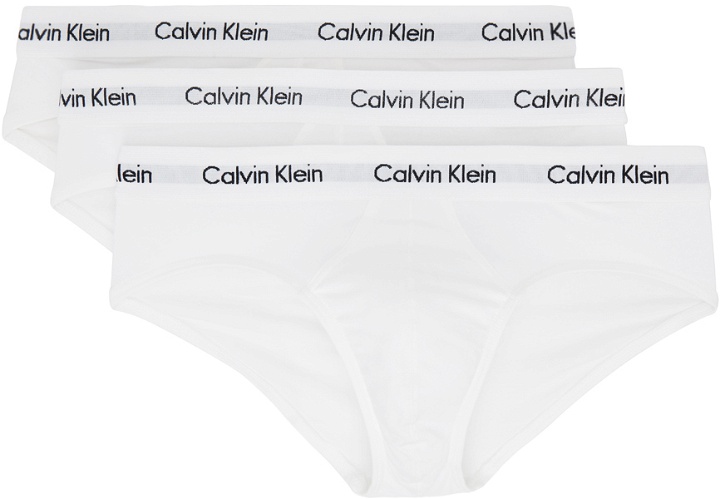 Photo: Calvin Klein Underwear Three-Pack White Briefs