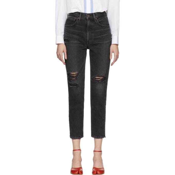 Photo: Moussy Vintage Black Stuart Boy Skinny Jeans