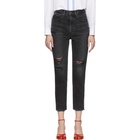 Moussy Vintage Black Stuart Boy Skinny Jeans