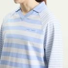 Samsøe Samsøe Women's Saella Long Sleeve Polo Top in Bel Air St