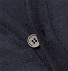 Brunello Cucinelli - Contrast-Tipped Cotton Cardigan - Navy