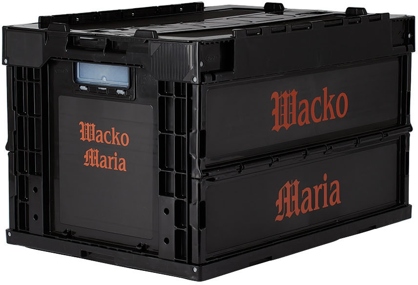 WACKO MARIA Black Collapsible Storage Box Wacko Maria