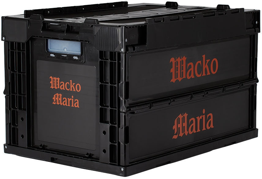 WACKO MARIA Black Collapsible Storage Box