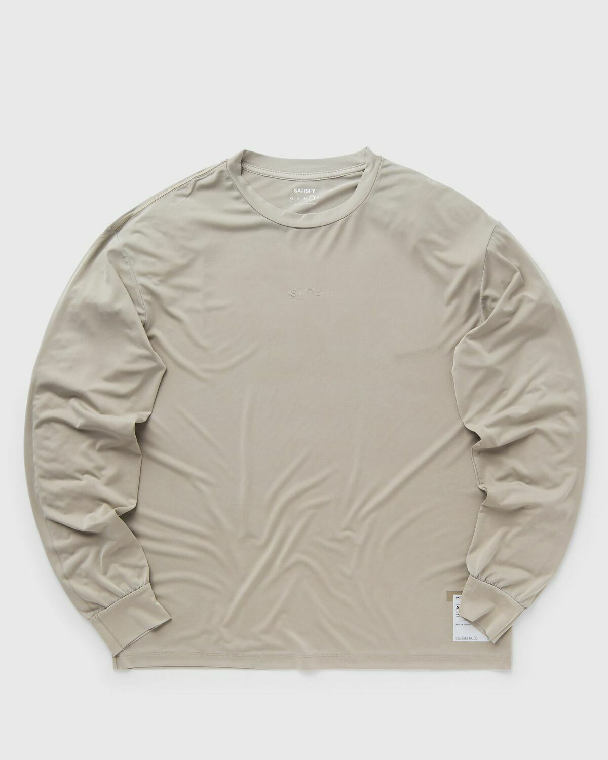 Satisfy Running Aura Lite Long Tee Beige Longsleeves Satisfy