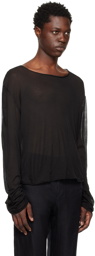 Gabriela Coll Garments Black No.223 Long Sleeve T-Shirt