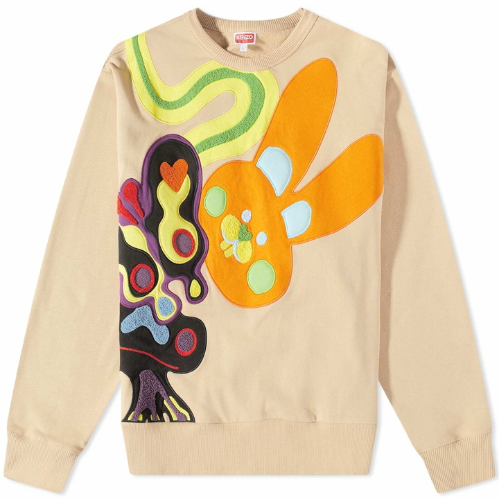 Photo: Kenzo Paris Men's Kenzoo Oversize Sweater in Beige