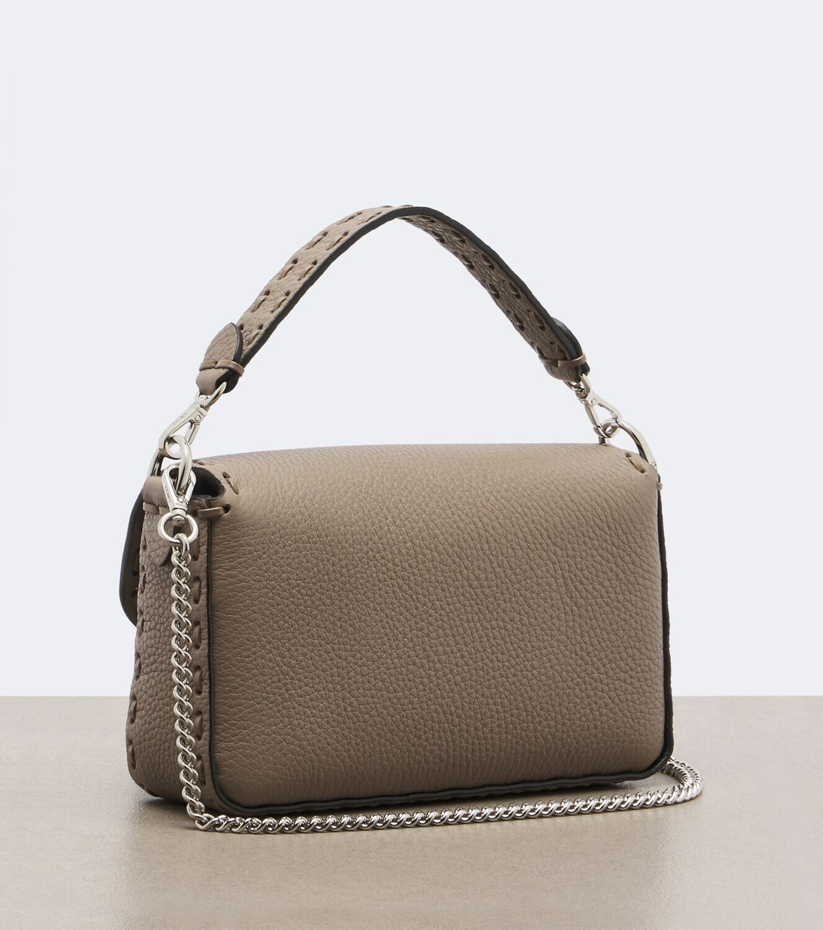 Fendi Baguette® Mini leather top-handle bag