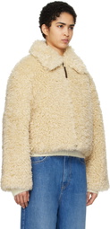 Axel Arigato Beige Dakota Faux-Shearling Jacket