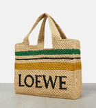 Loewe Paula's Ibiza Small logo raffia tote bag