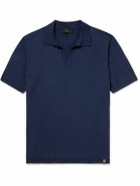Belstaff - Coast Open-Collar Cotton Polo Shirt - Blue