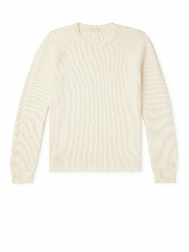 Photo: Boglioli - Ribbed Wool and Cashmere-Blend Sweater - Neutrals