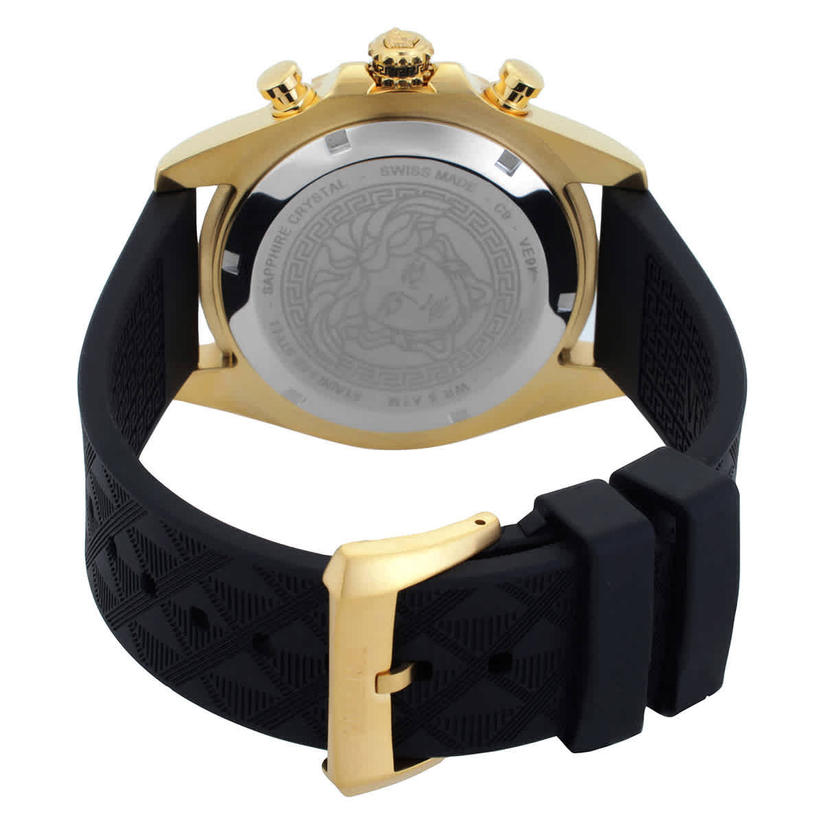 Versace Chrono Chronograph Quartz Black Dial Mens Watch VE9K00224