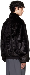 The Frankie Shop Brown Scott Faux-Fur Bomber Jacket