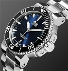 Oris - Aquis Date Automatic 43mm Stainless Steel Watch - Men - Navy
