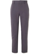 Paul Smith - Straight-Leg Cotton and Linen-Blend Trousers - Purple