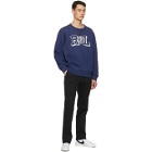 Polo Ralph Lauren Blue Fleece Vintage Graphic Sweatshirt