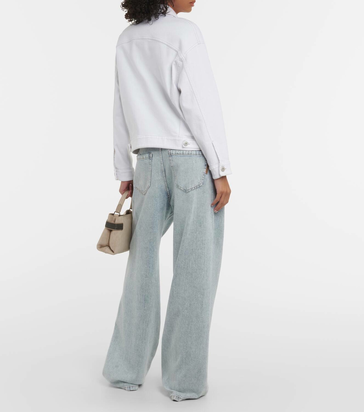 Brunello Cucinelli Cotton-blend denim jacket
