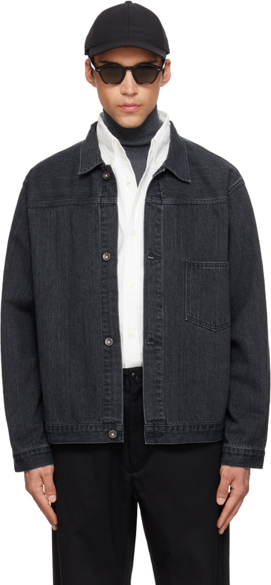 Photo: nanamica Gray Short Denim Jacket
