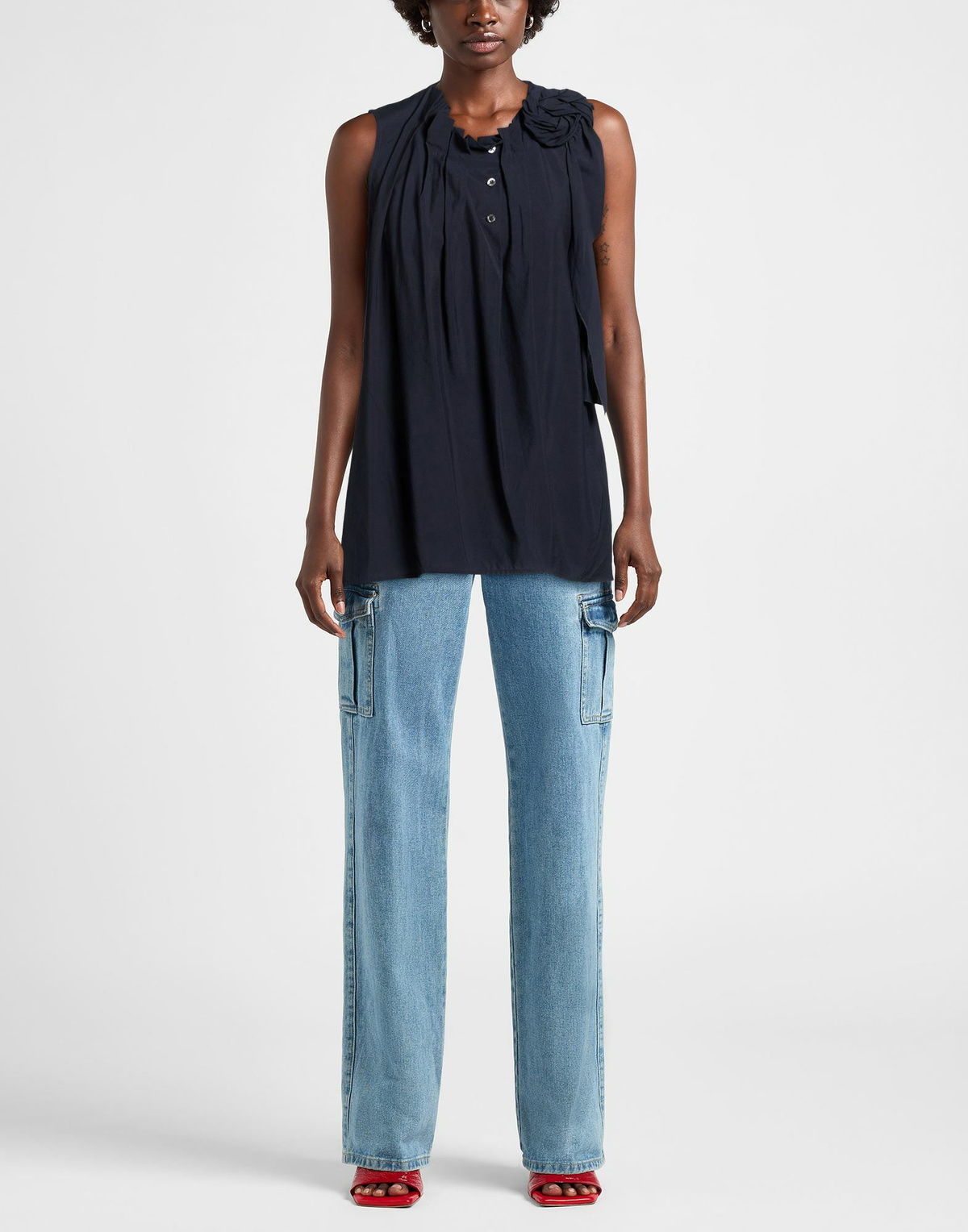 High Womens Top Midnight in Blue