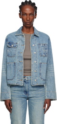 OPEN YY Blue Denim Trucker Jacket