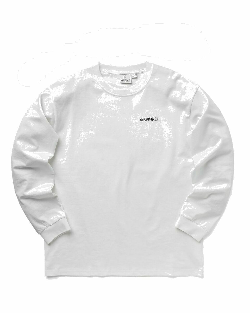 Photo: Gramicci G Short L/S Tee White - Mens - Longsleeves