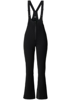 Mackage Gia Bonded Fleece-backed Techno Jersey Salopettes Black