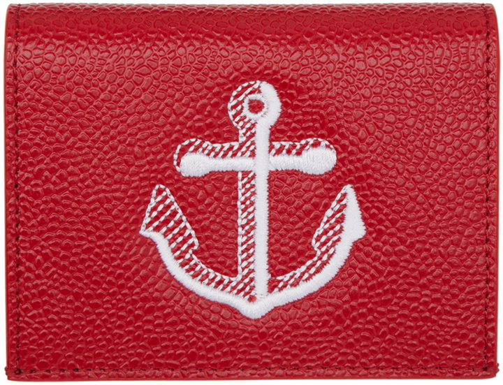 Photo: Thom Browne Red Anchor Double Card Holder